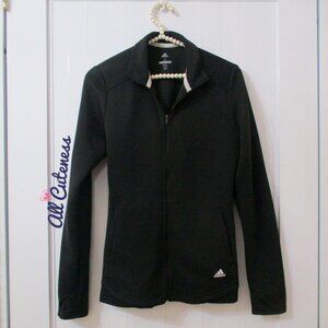 Adidas Golf Full Zip Black Jacket Size S